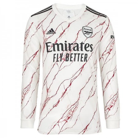 Koszulka Arsenal Wyjazdowe Stroje Piłkarskie 2020/21 Długi Rękaw